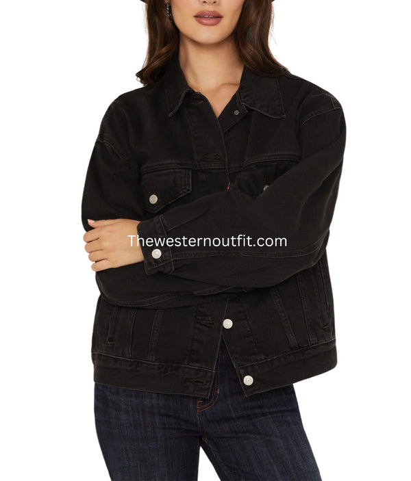 Women's Road Less Traveled Denim Trucker Jacket