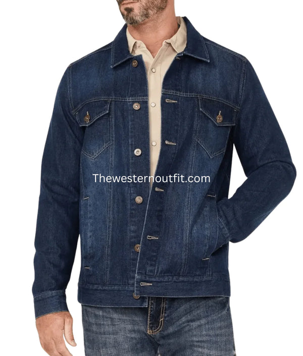 Houston Stylish Men's Unlined Denim Jacket