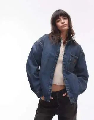 Carhartt WIP Lovilia Shirt Jacket in Blue Wash