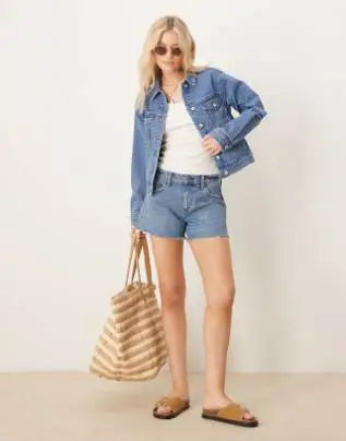 Women Western Blue Denim Jacket