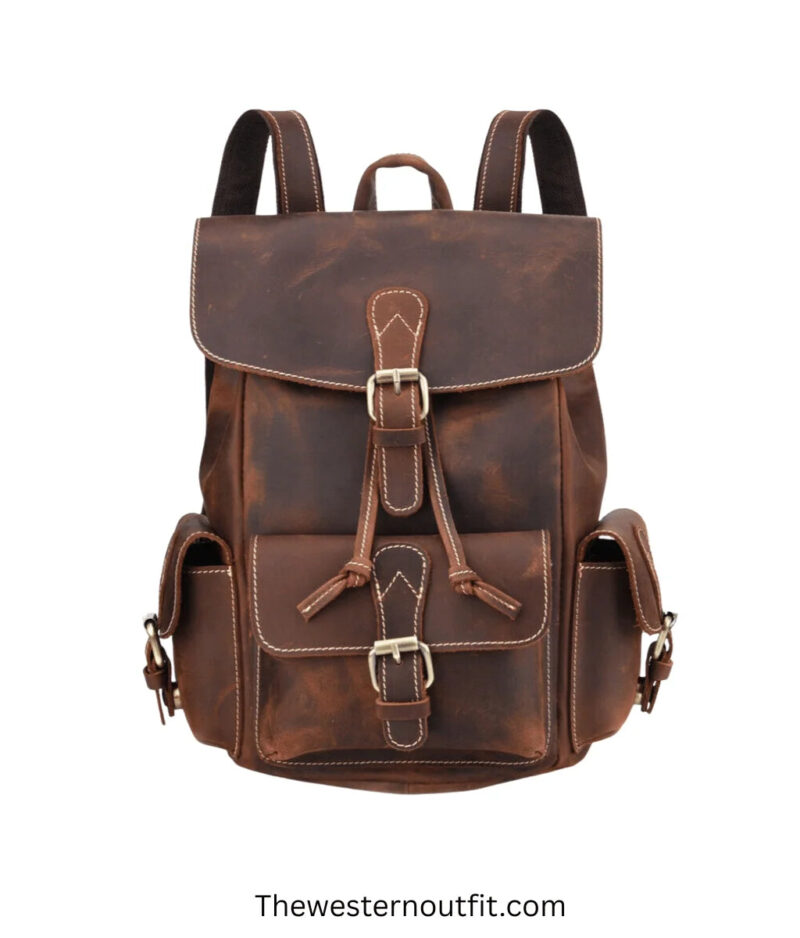 The Asmund Backpack Genuine Leather Rucksack
