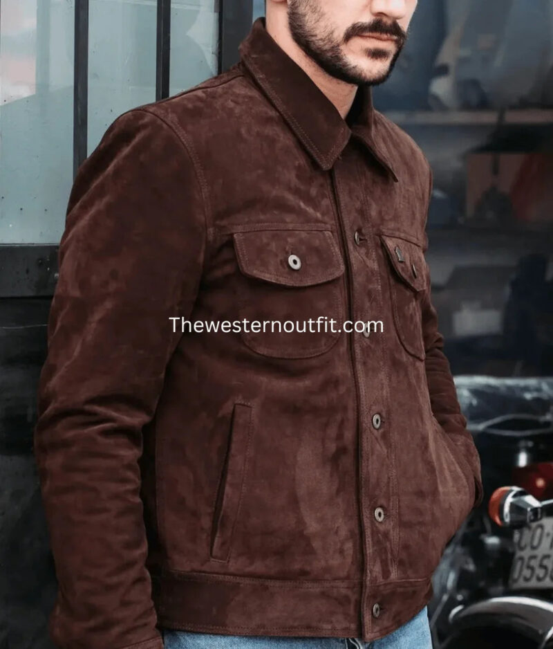 Gold Bison™ Brown Suede Jacket