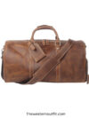 Travel Duffle Leather Bag