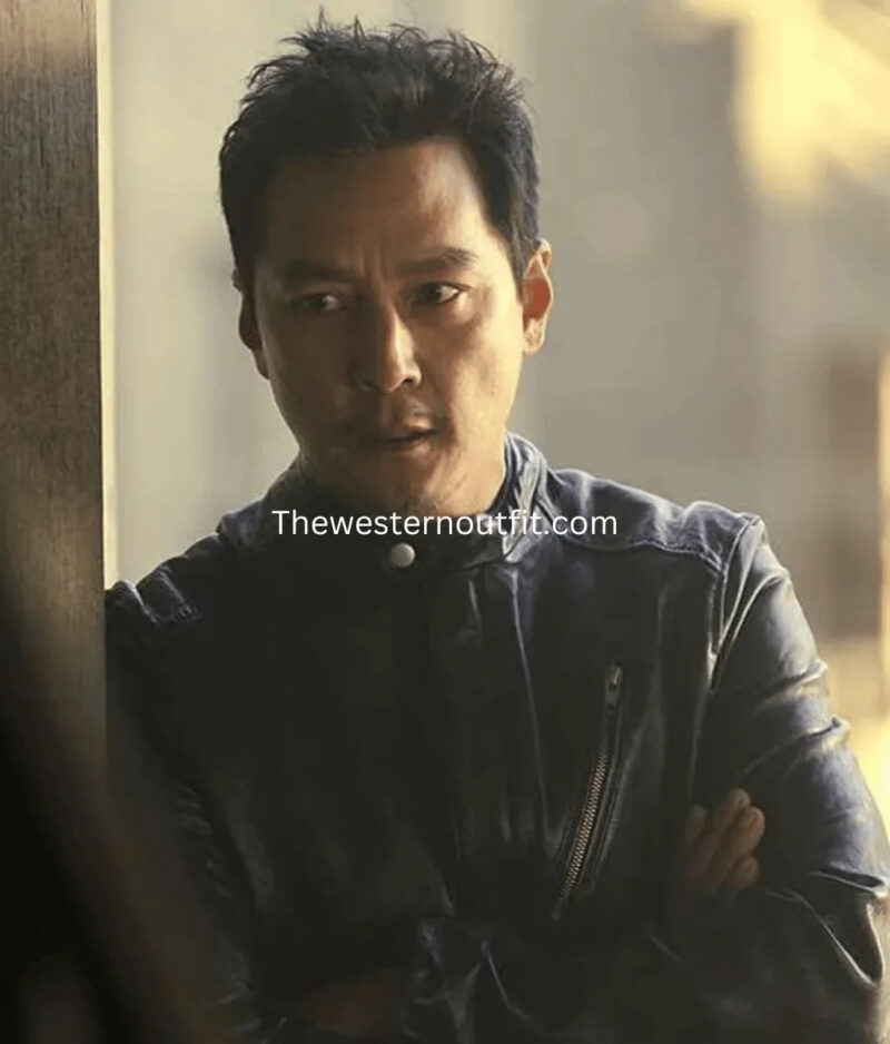 Westworld S04 Daniel Wu Black Leather Jacket - Image 3
