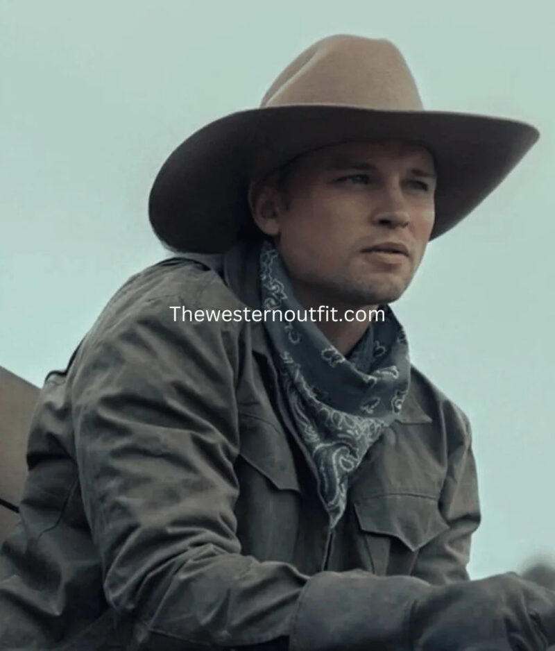 Yellowstone 1923 Series Darren Mann Brown Jacket - Image 2