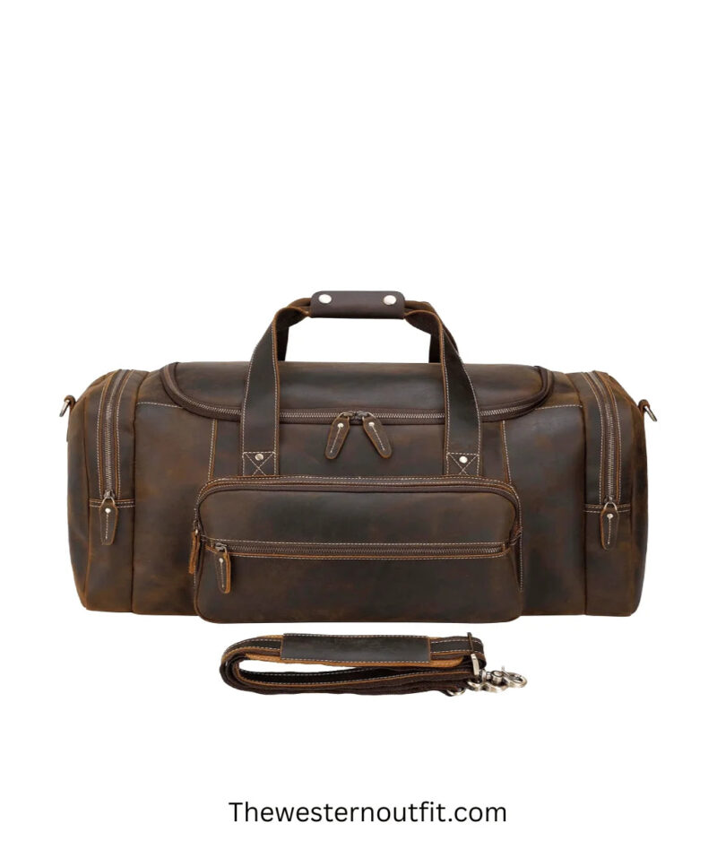 Cowhide Leather Duffle Bag