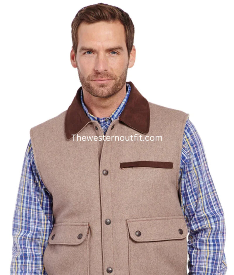 Men's Ranger Micro Western Wool Vest