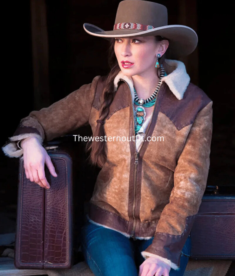 Wild West Women’s Shearling Bomber Jacket