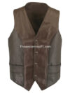 Men’s Classic Vintage Western Leather Vest
