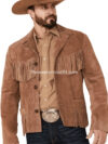 Giant Fringe Suede Leather Jacket