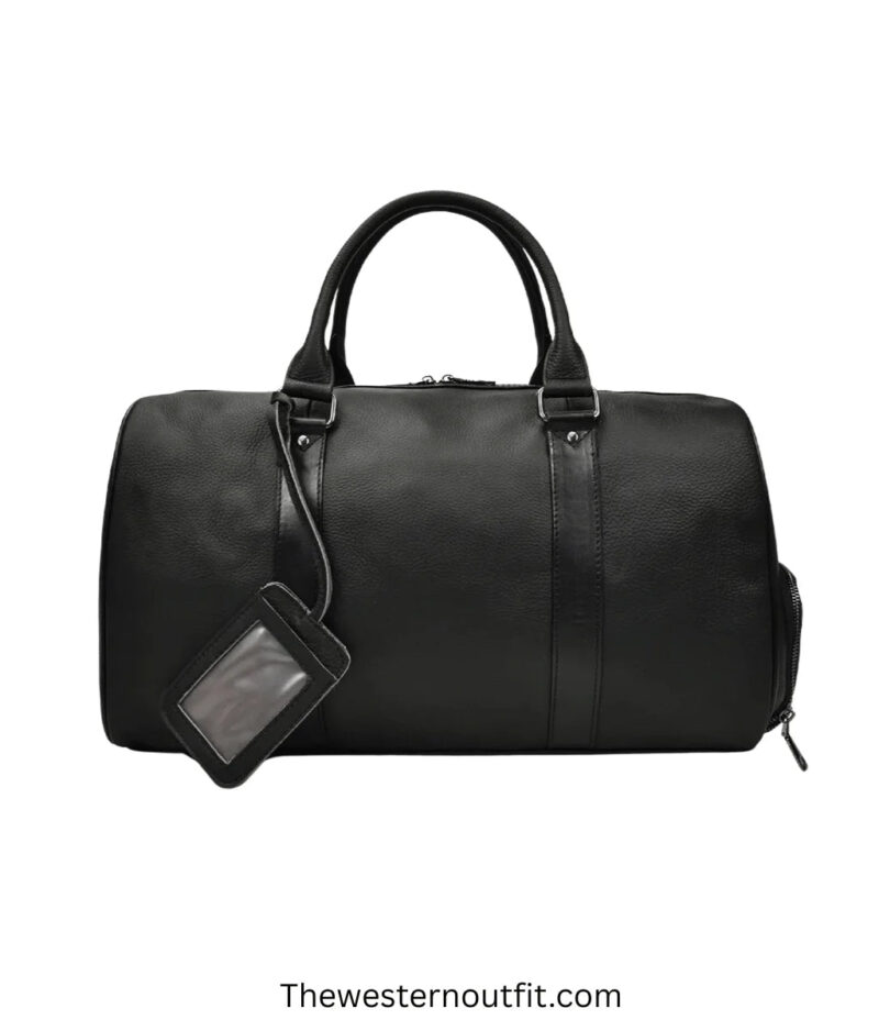 The Endre Weekender Vintage Leather Duffle Bag