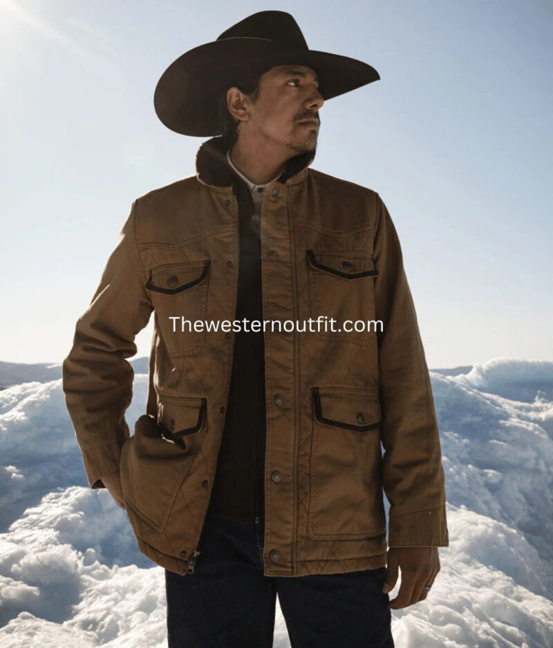 Blue Ranchwear Men's Ogden Flannel Lined Quilted Jacket