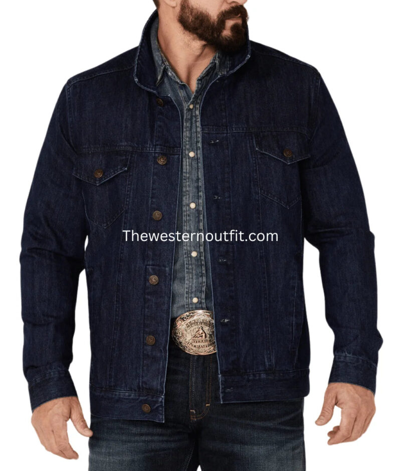 Men’s Classic Marksman Dark Wash Denim Jacket
