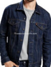 Men’s Premium Indigo Trucker Denim Jacket