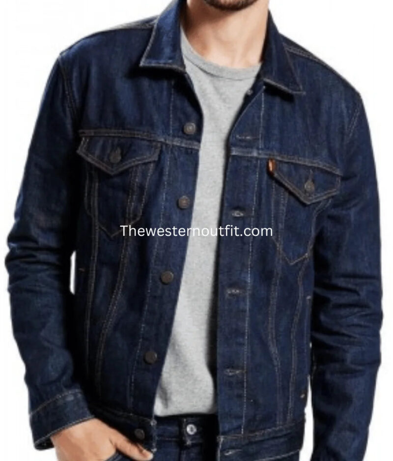 Men’s Premium Indigo Trucker Denim Jacket