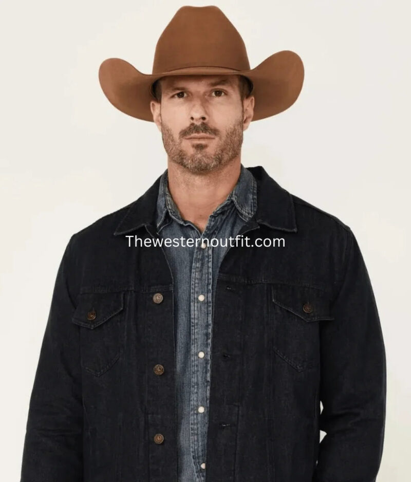 Black Denim Jacket for Men – Dexter Style
