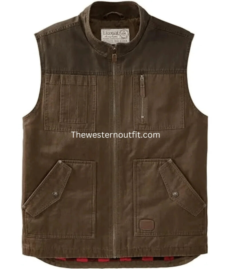 Men’s Classic Tough Buck Western Vest - Image 2