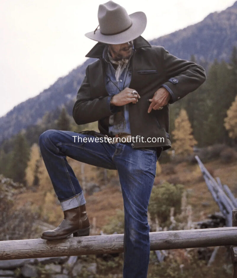 Classic Vince Forest Green Wool Jacket - Image 2