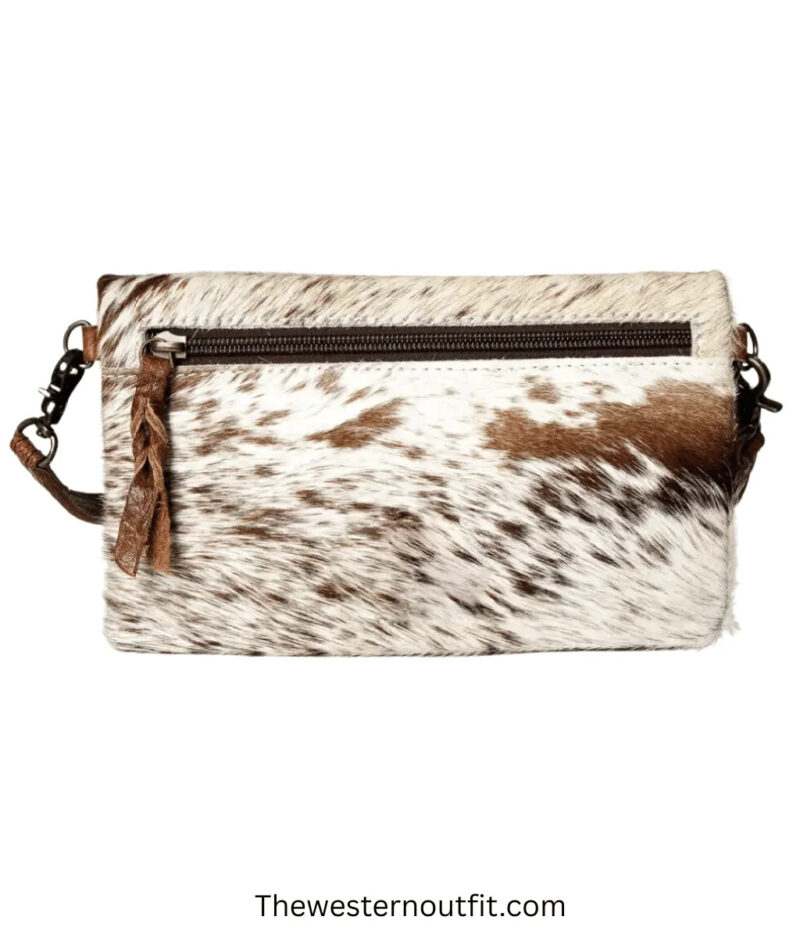 Cowhide Crossbody Adjustable Straps Leather Bag - Image 3