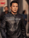 Westworld S04 Daniel Wu Black Leather Jacket