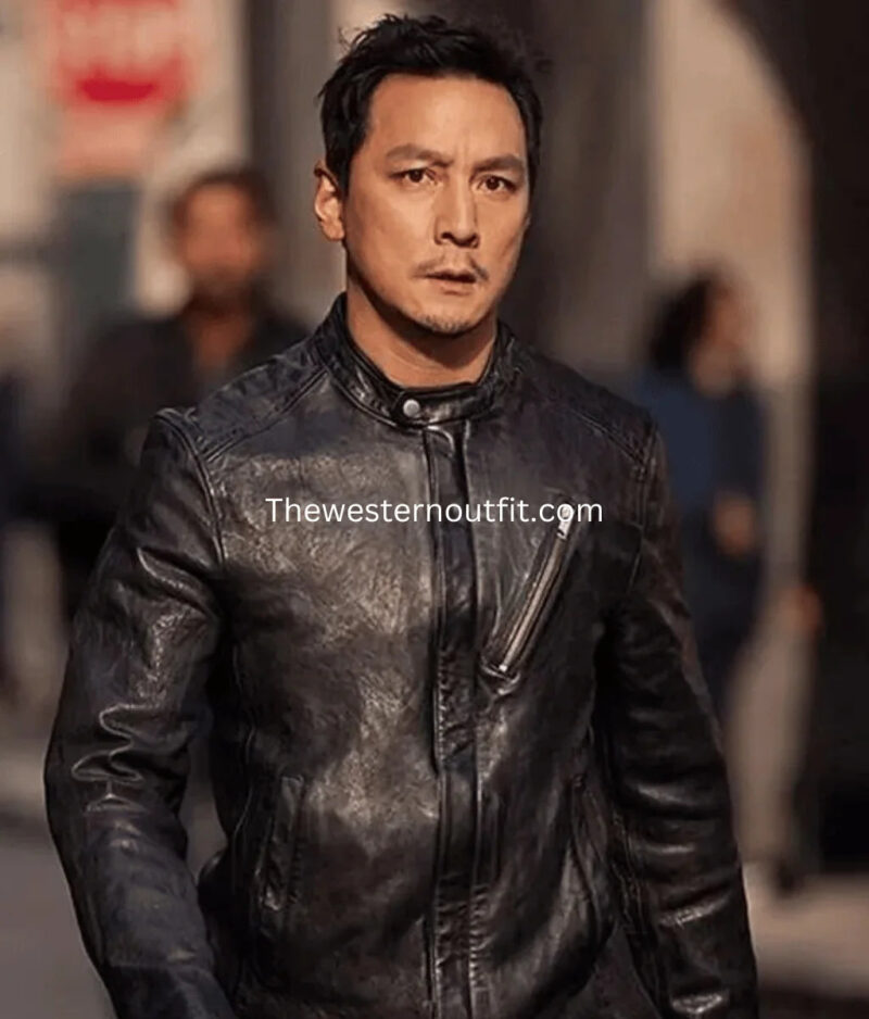 Westworld S04 Daniel Wu Black Leather Jacket