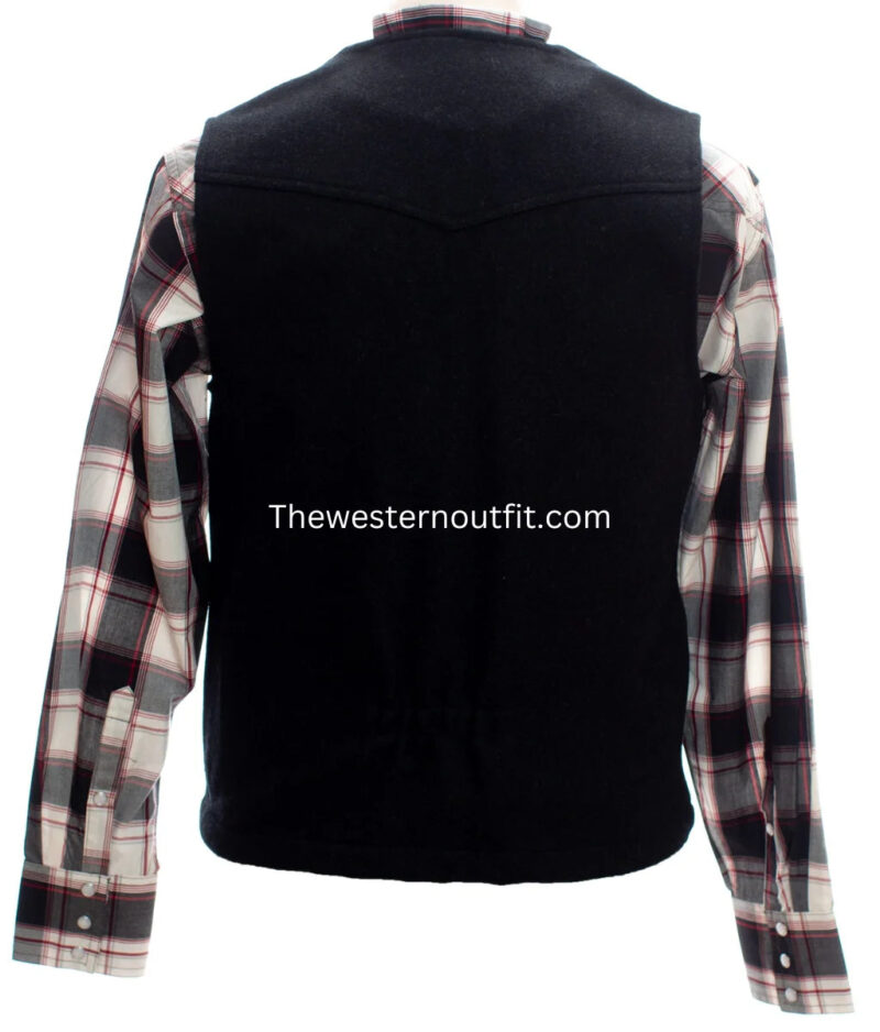 Men's Buckaroo Wool Vest - Image 2