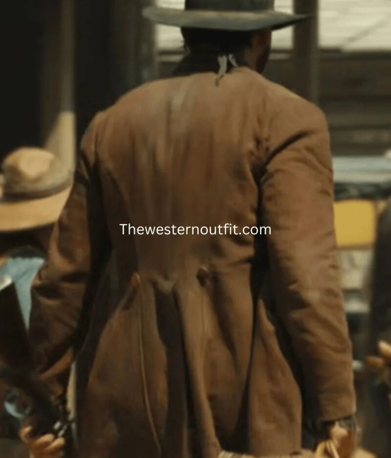 Yellowstone Series 1883 James Dutton Brown Coat - Image 3