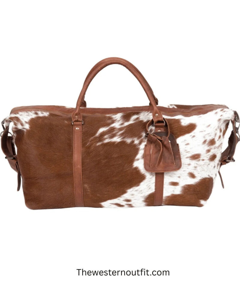 Cowhide Handmade Full Grain leather Duffle Bag - Image 5