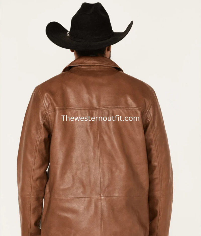 Dale Leather Field Jacket for Men – Rugged Style - Image 4