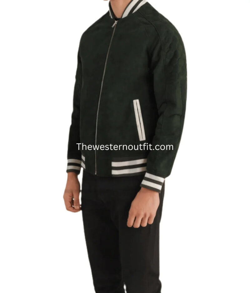 Kenneth Green Suede Varsity Jacket - Image 3
