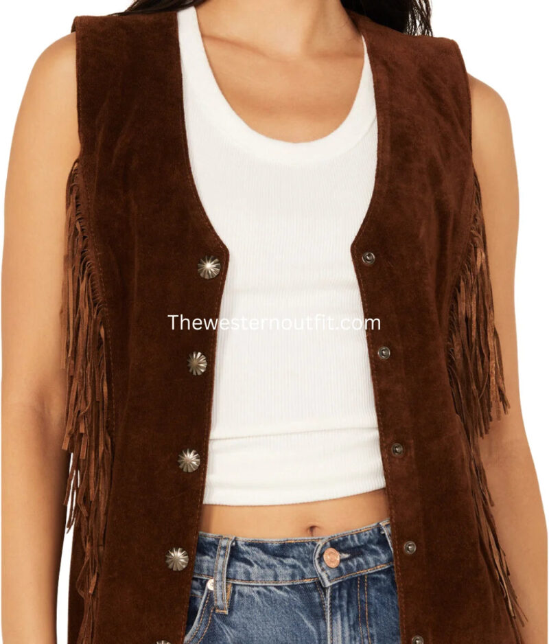 Scully Genuine Women's Suede Vest - Image 3