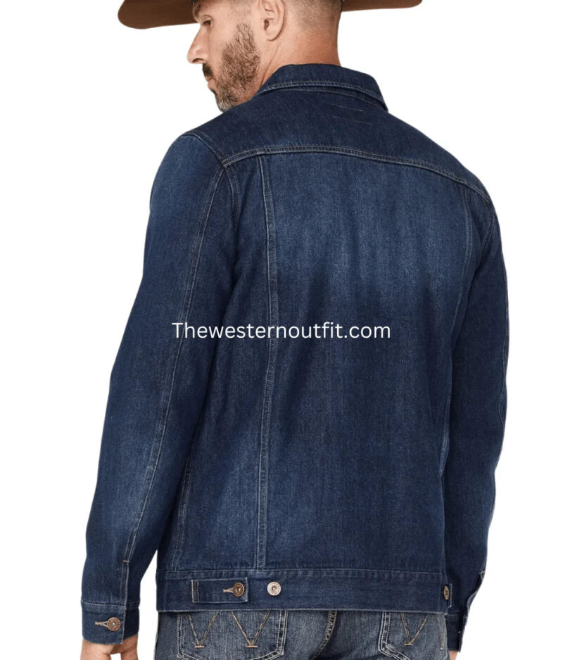 Houston Stylish Men's Unlined Denim Jacket - Image 4