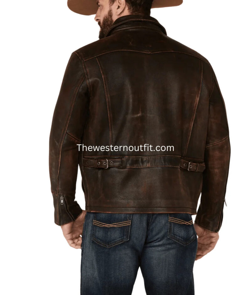 Cattle Cowhide Leather Jacket - Image 4