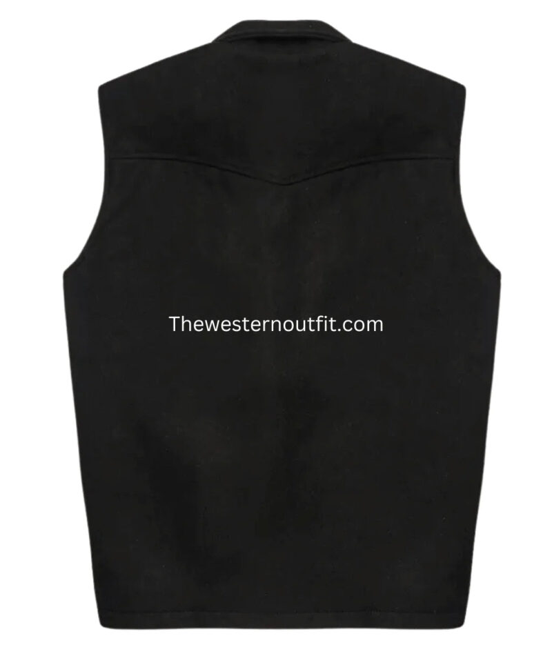 John Dutton Black Vest Yellowstone Series - Image 4