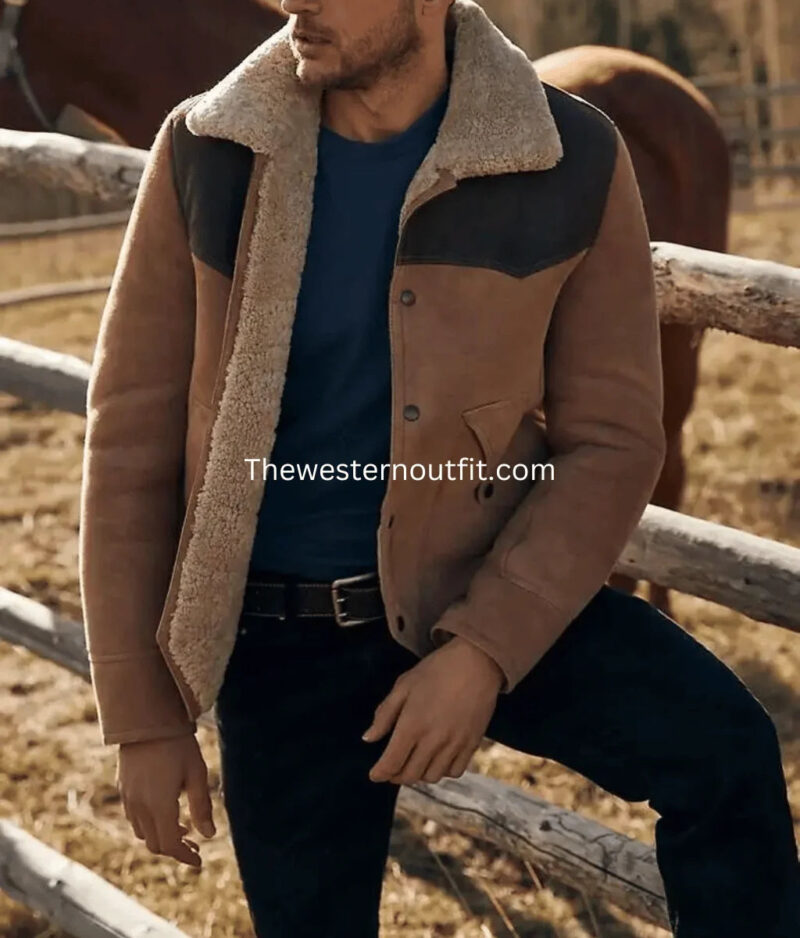 Yellowstone SO5 Kayce Dutton Suede Leather Jacket - Image 4
