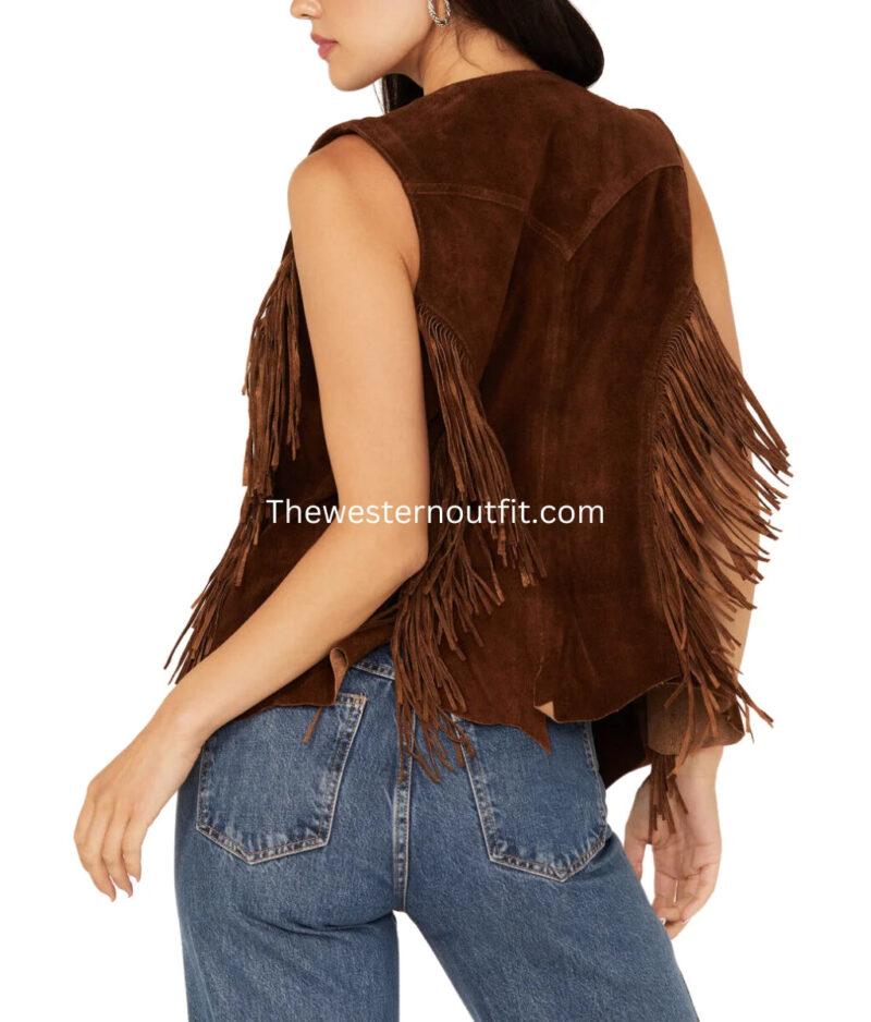 Scully Genuine Women's Suede Vest - Image 4