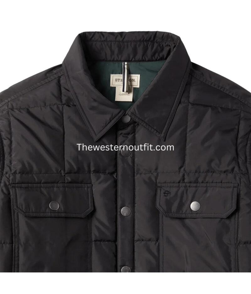 Parachute Black Jacket for Men – Scratchout Western Style - Image 5