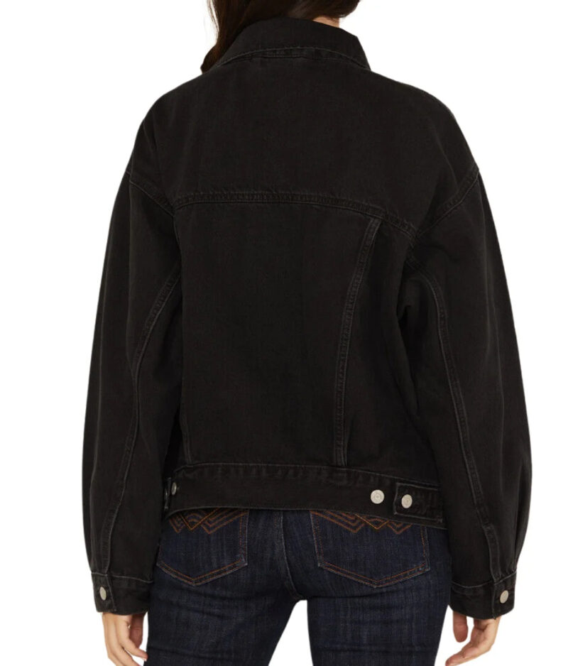Women's Road Less Traveled Denim Trucker Jacket - Image 4
