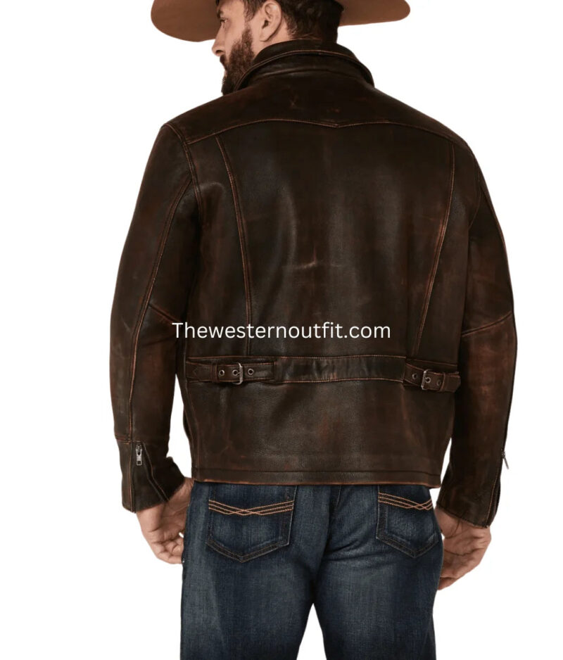 Cattle Cowhide Leather Jacket - Image 4
