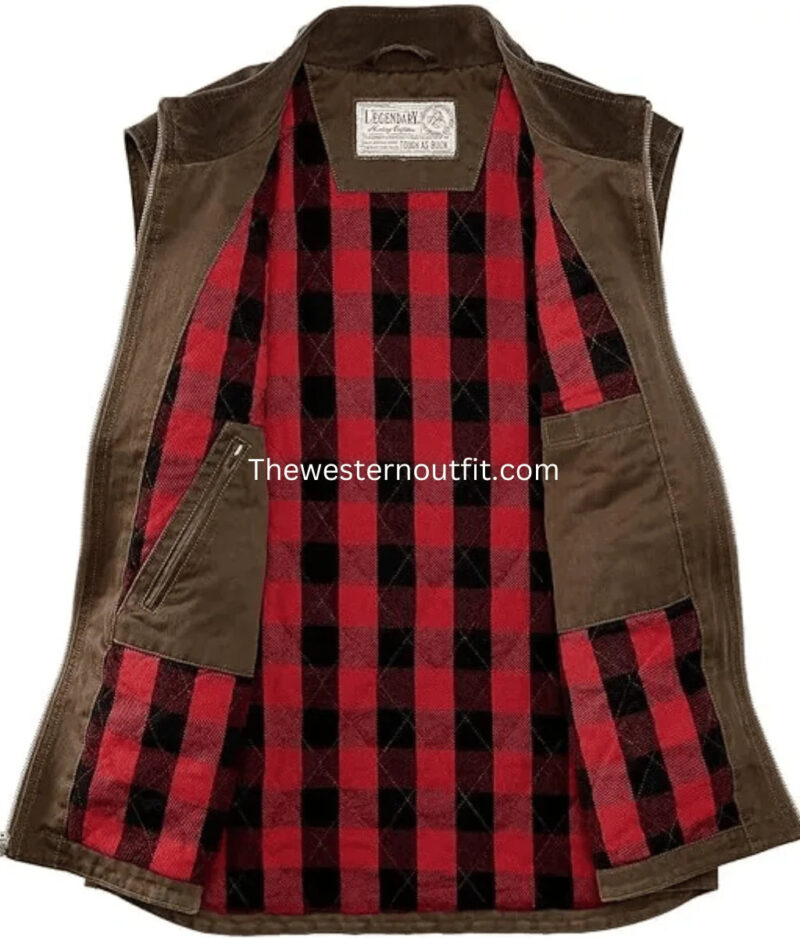 Men’s Classic Tough Buck Western Vest - Image 4