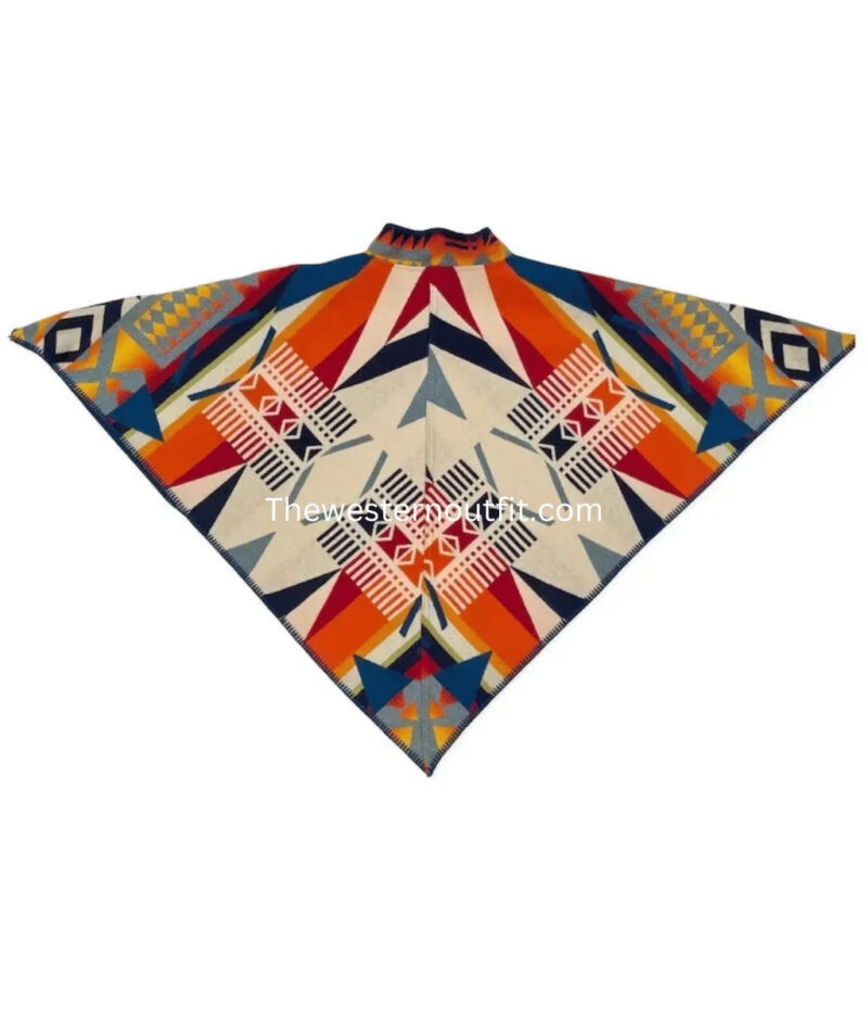 Beth Dutton Kelly Reilly Poncho Blanket Cape Coat For Women - Image 5