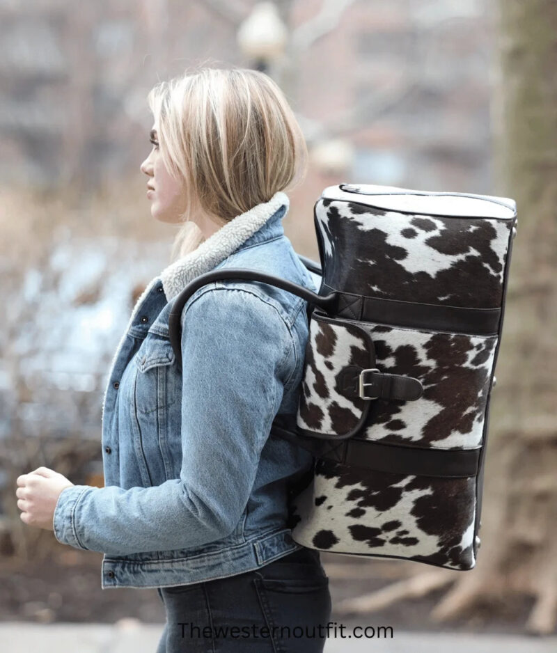 Genuine Duffle Bag Cowhide leather - Image 5