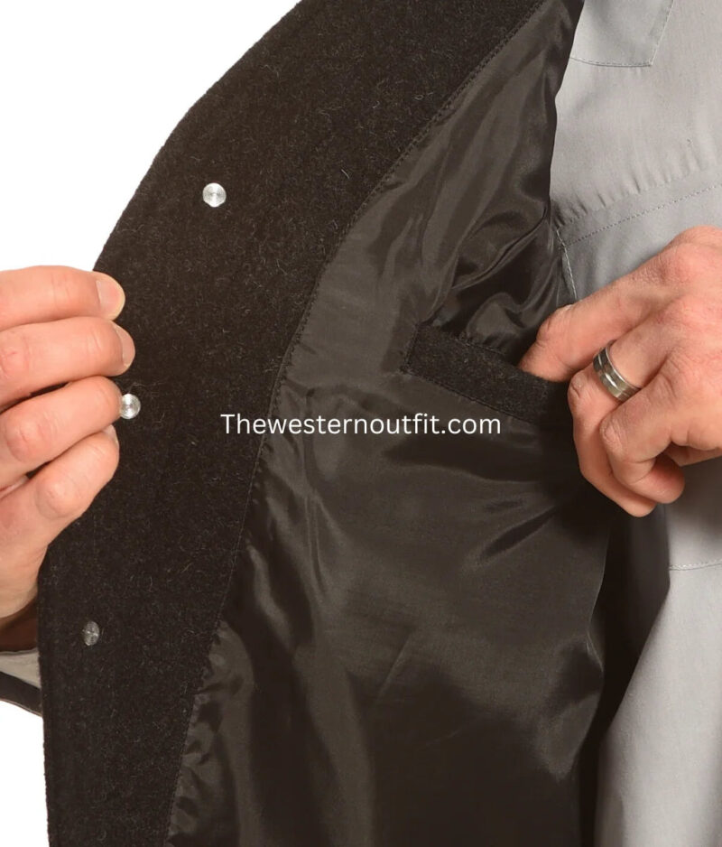 Wyoming Traders Men's Wyoming Wool Button Closure Vest - Image 5