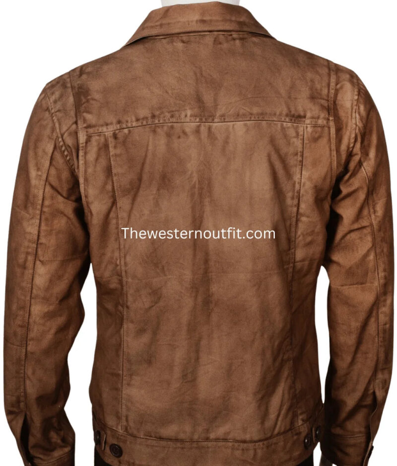 Yellowstone Series Kayce Dutton Waxed Cotton Jacket - Image 4