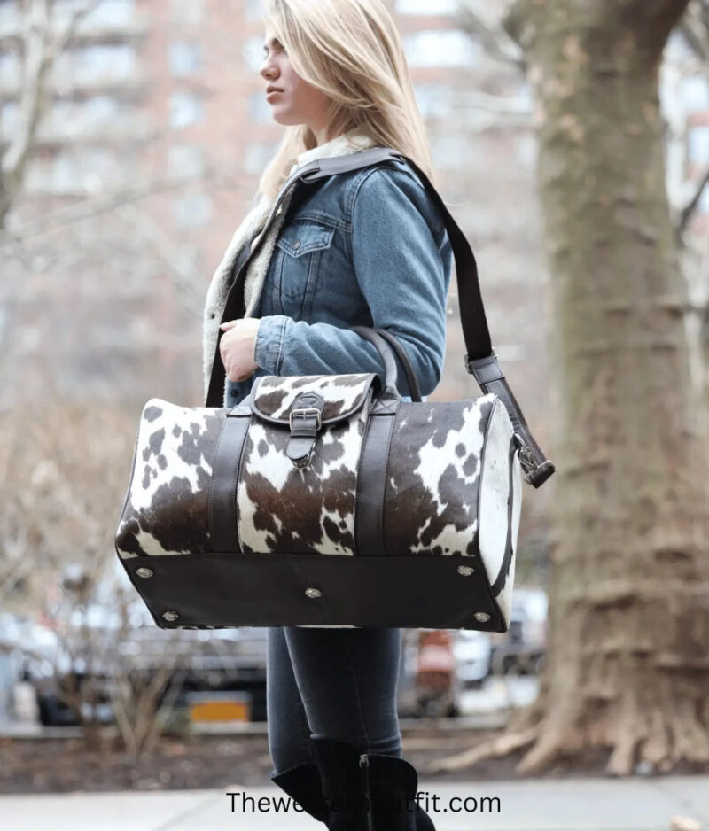 Genuine Duffle Bag Cowhide leather - Image 6