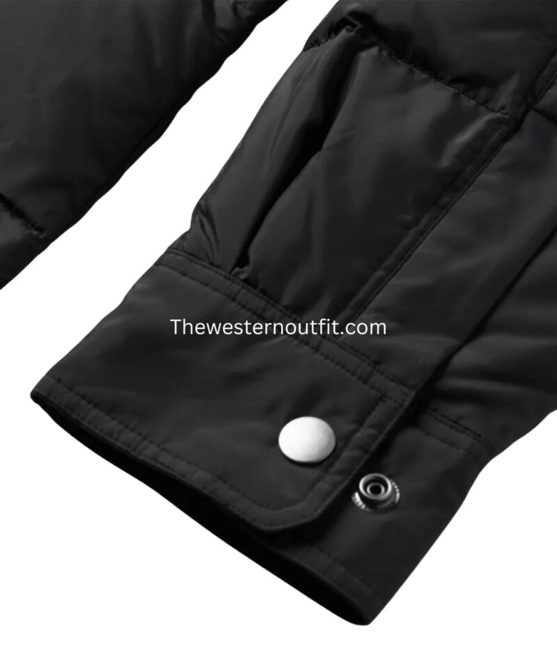 Parachute Black Jacket for Men – Scratchout Western Style - Image 7