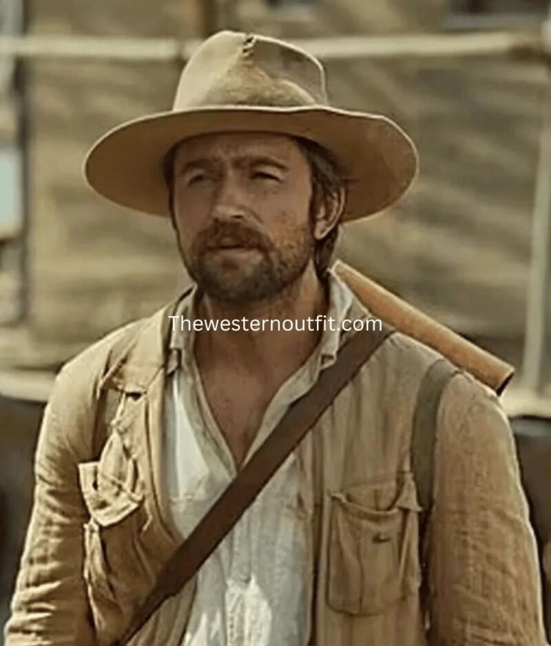 Yellowstone Series 1923 Spencer Dutton Vintage Beige Wool Jacket
