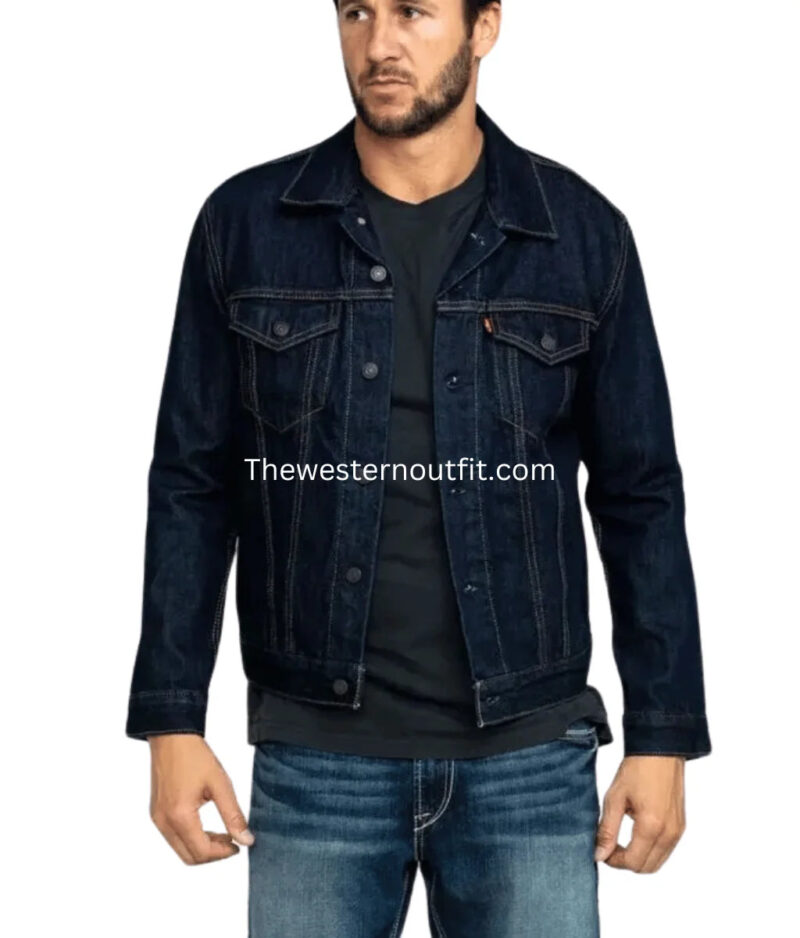 Bronco Indigo Trucker Denim Jacket - Image 6