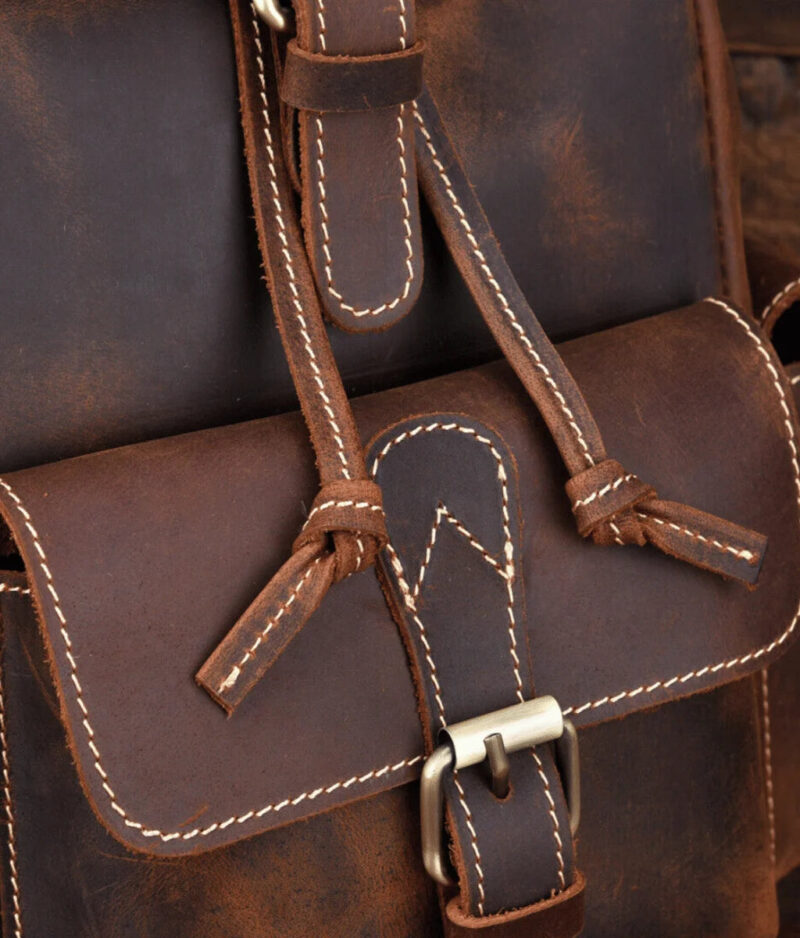 The Asmund Backpack Genuine Leather Rucksack - Image 7