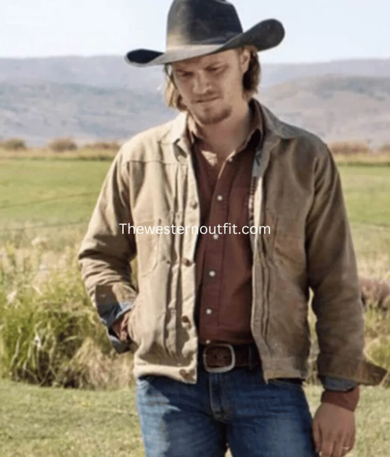 Yellowstone Series Kayce Dutton Waxed Cotton Jacket - Image 2